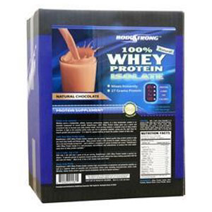 BodyStrong {fBXgO 100% Whey Protein Isolate - Natural i`zGCEAC\[g 4.54kg/150