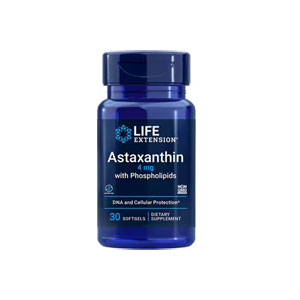 LIFE EXTENSION CtGNXeV, Astaxanthin with Phospholipids z@AX^LT`@4 mg 30\tgWF