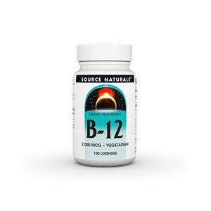 SOURCE NATURAL \[Xi` B-12 2,000 mcg 100/100