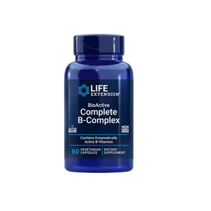 LIFE EXTENSION CtGNXeV, BioActive Complete B-Complex Rv[g a-RvbNX 60xWJvZ/30