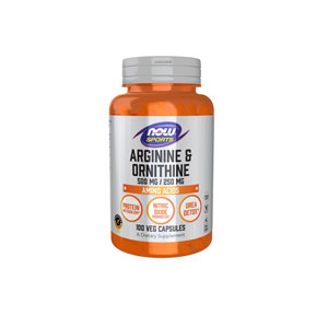 NOW iE Arginine & Ornithine AMj Ij` 250mg/100xWJvZ