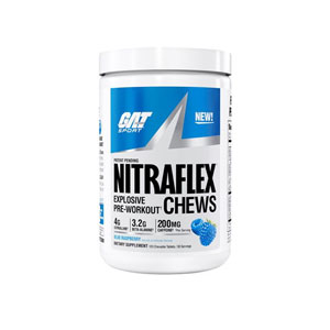 GAT  �K�b�g�@Nitraflex Pre-Workout Chews, 120 Chewable Tablets �i�C�g���t���b�N�X �`���A�u�� 120�`���A�u����/30��