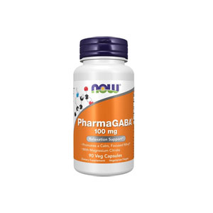 NOW �i�E Pre-Workout PharmaGABA �t�@�[�}�K�o 90�x�W�J�v�Z��/30��