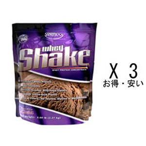SYNTRAX@VgbNX@WHEY SHAKE zGCVFCN 2.27KGE3܂Ƃߔ