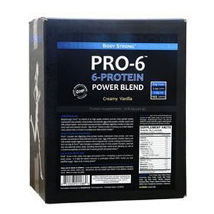 BodyStrong {fBXgO Pro-6 Protein Power Blend v-UveC 4.54kg/126